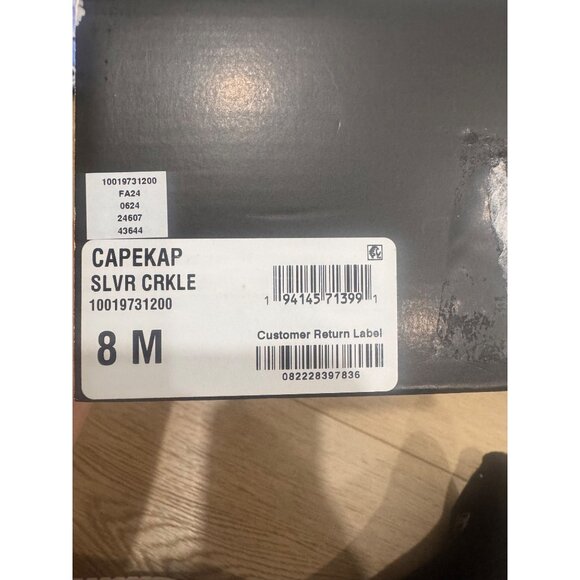 Silver Slingback Pointed-Toe Heels With Embellished Straps 2-Inch Kitten Heel By - Picture 4 of 8